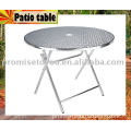 Aluminum folding table